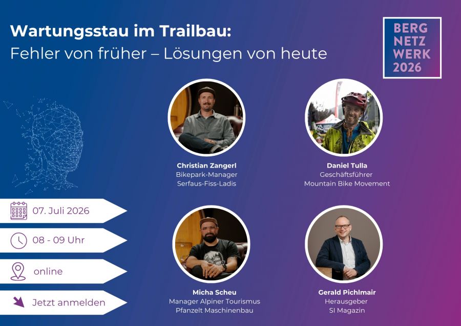 BergNetzWerk Webinar: Wartungsstau im Trailbau