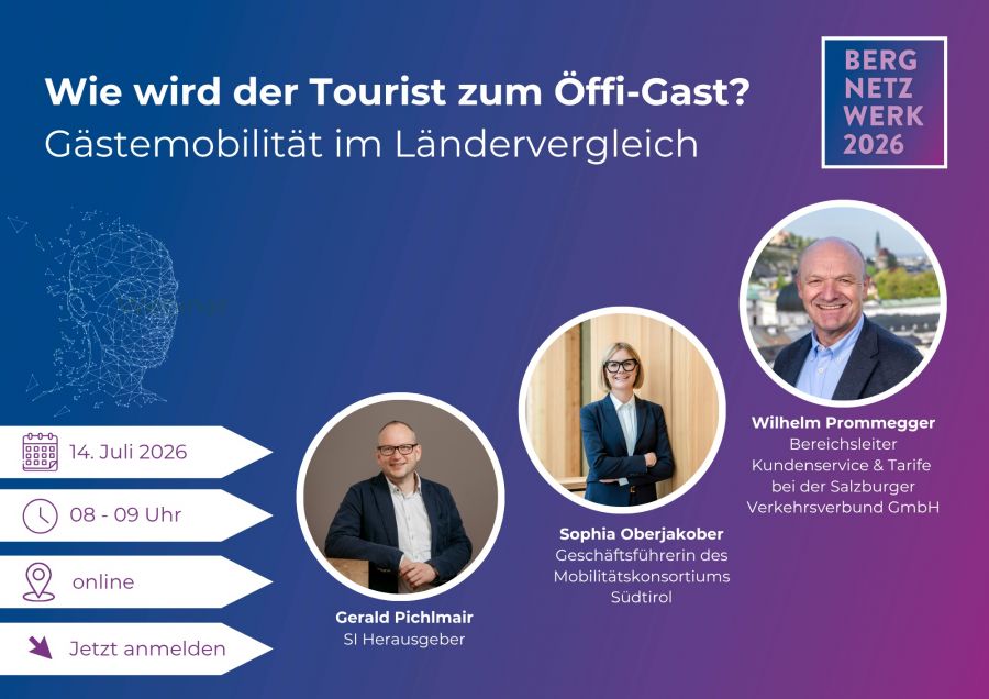 BergNetzWerk Webinar: Wie wird der Tourist zum Öffi-Gast?