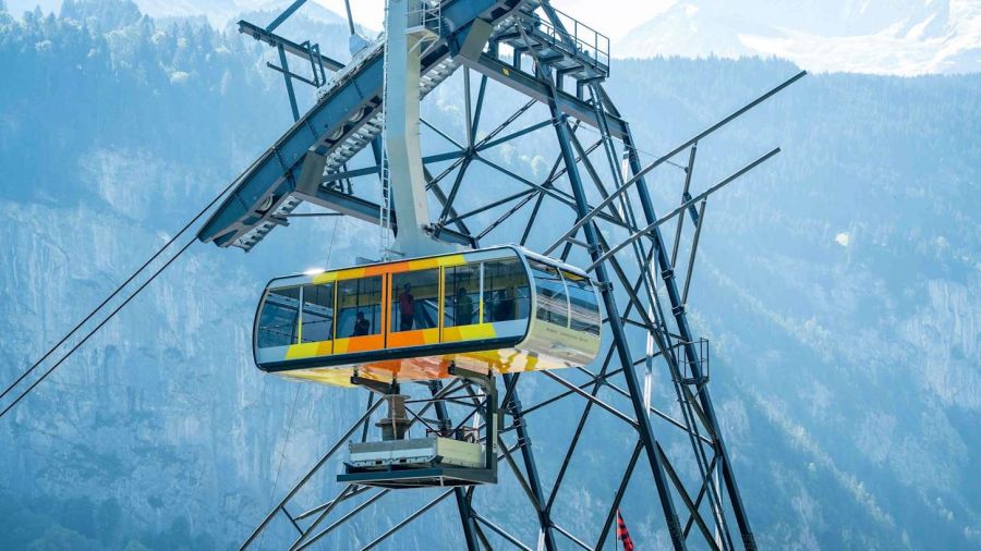 Modernisierte Luftseilbahn Lauterbrunnen – Grütschalp geht wieder in Betrieb