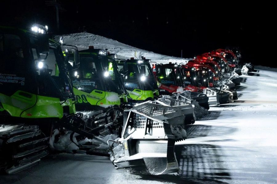 Pistenbully: Télé-Villars und Kässbohrer setzen mit innovativer Technologie auf Effizienz und Nachhaltigkeit