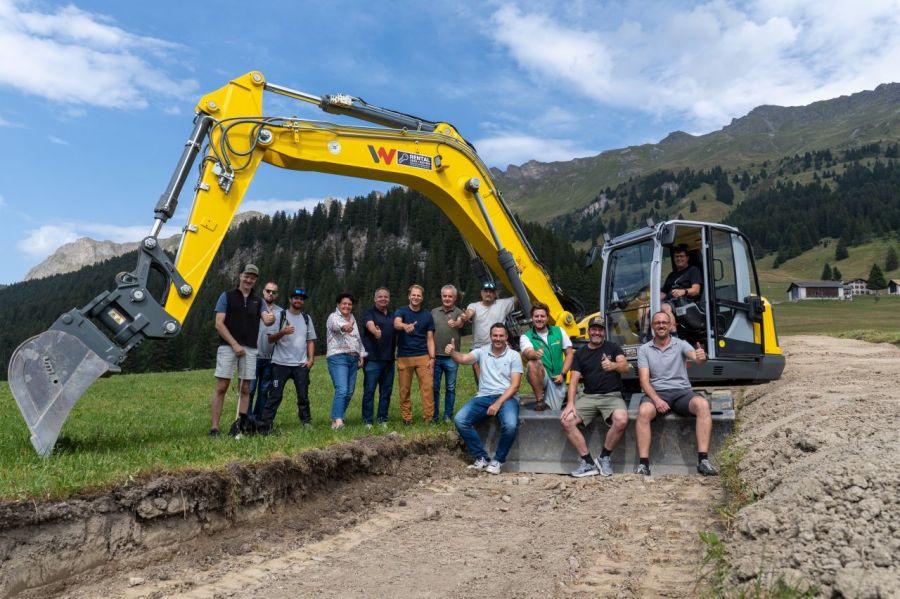 Lenzerheide Bergbahnen: Spatenstich zur Erweitereung des Kinderlandes Parpan