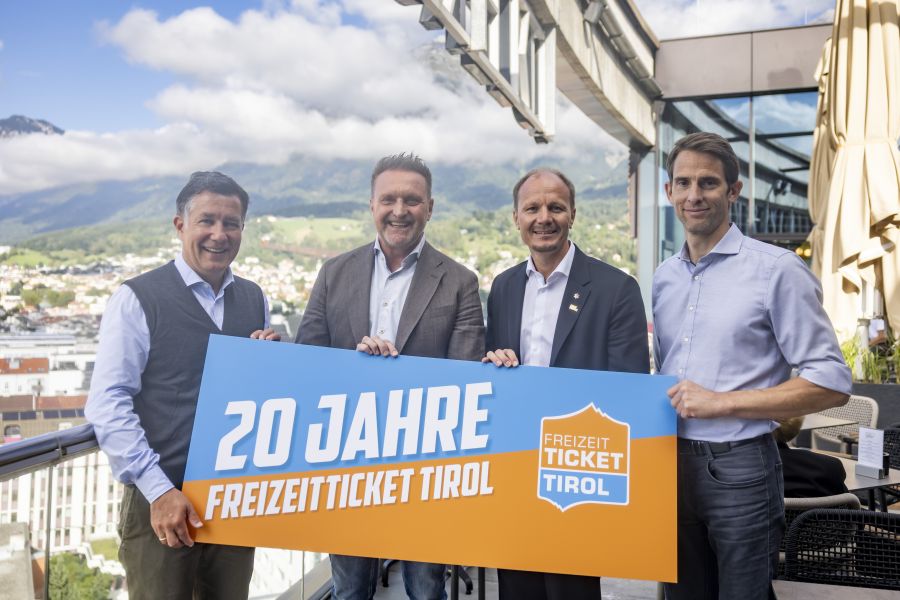 20 Jahre Freizeitticket Tirol: Von der Wintersaisonkarte zur größten Freizeit-Verbundkarte Österreichs