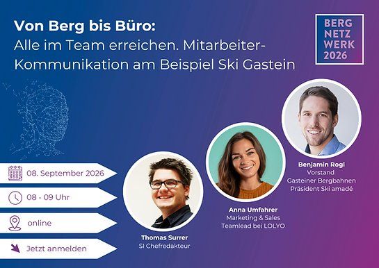 BergNetzWerk Webinar: Von Berg bis Büro – alle im Team erreichen.