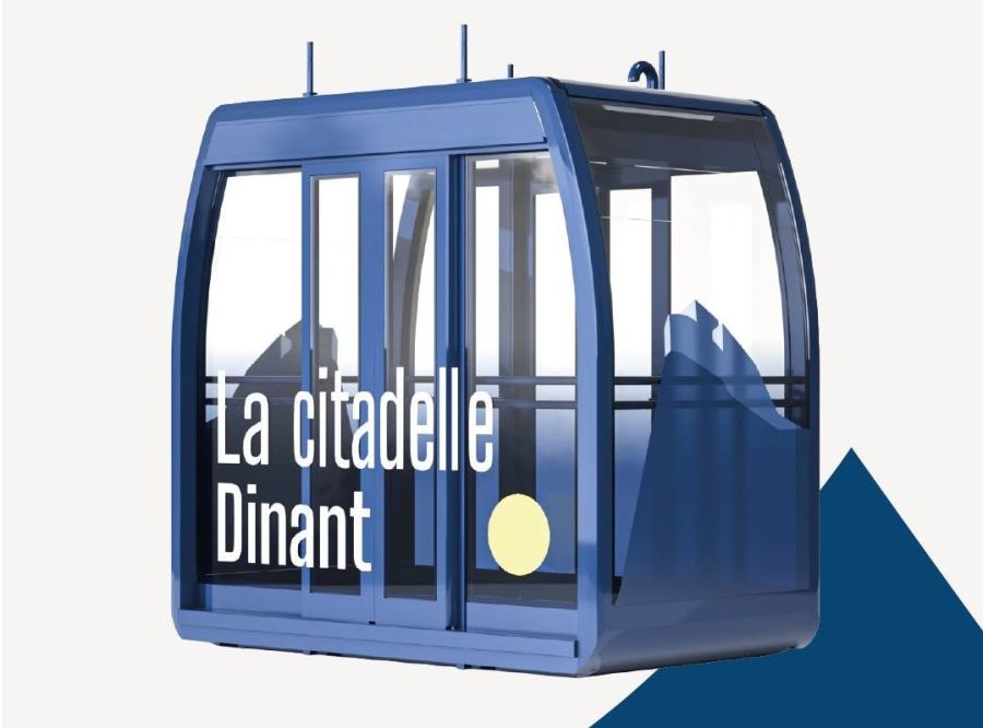 MND ROPEWAYS erhält den Zuschlag für den Bau der neuen Seilbahn der Zitadelle von Dinant in Belgien!