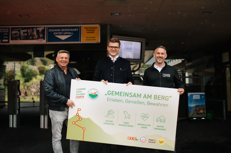 Seilbahn-Gipfelcharta: „GEMEINSAM AM BERG” - Salzburg setzt auf Verantwortungsbewusstsein