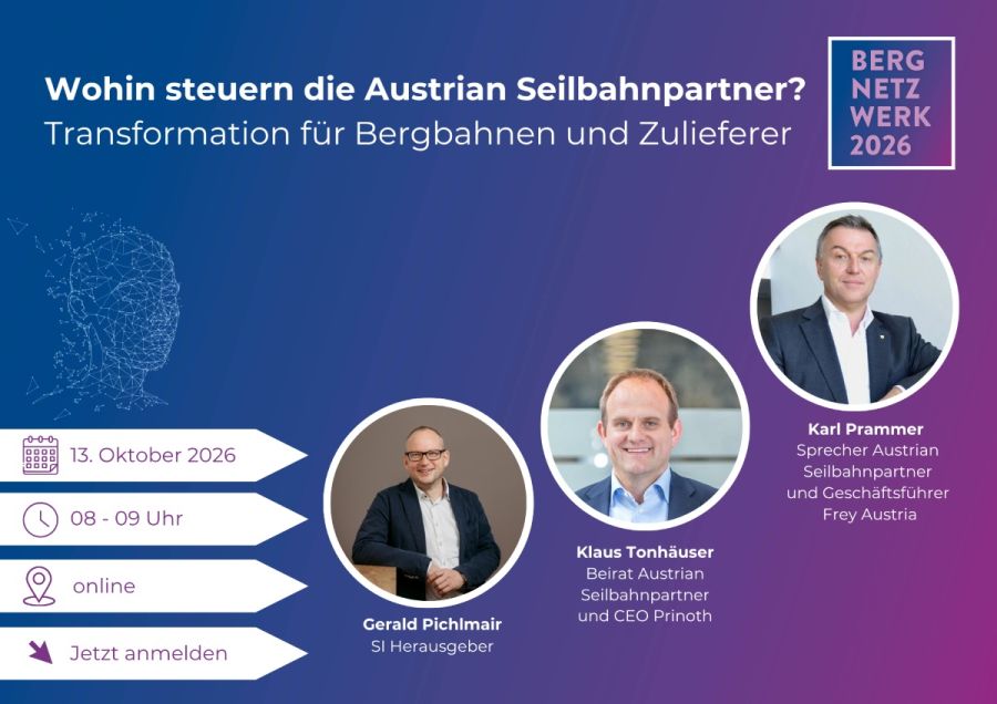 BergNetzWerk Webinar: Wohin steuern die Austrian Seilbahnpartner?