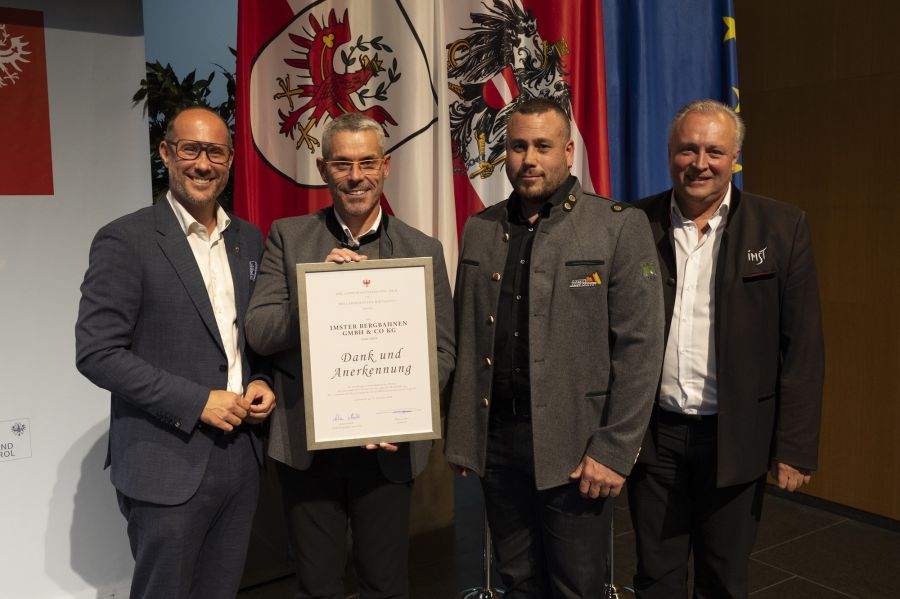 Vom Einersessellift zur 10er-Gondel: Imster Bergbahnen zum 60-Jahre-Jubiläum geehrt
