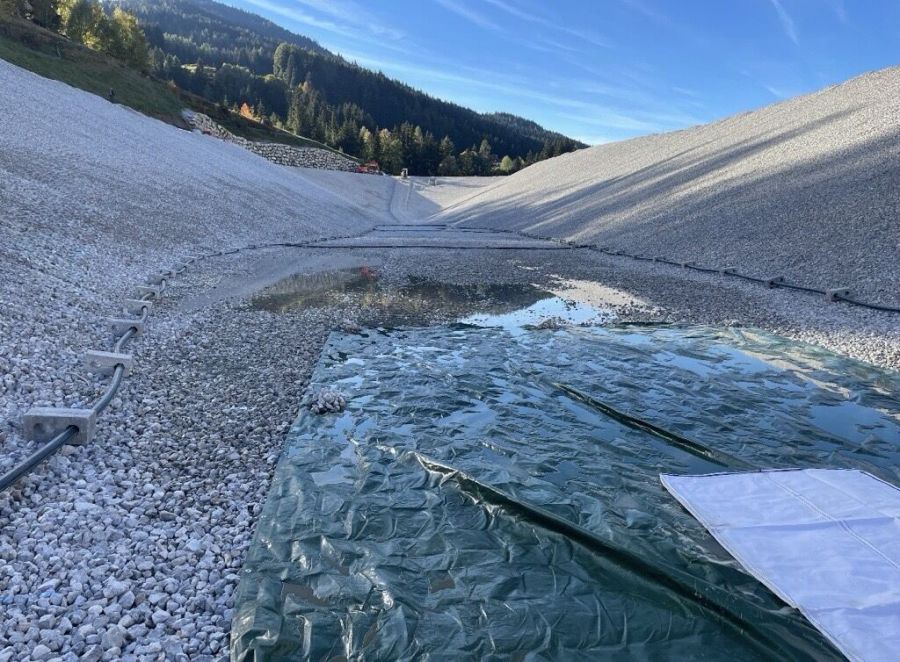 AEP: Wasser Marsch für den neuen Speicherteich Asitz III in Leogang